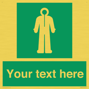 Custom sign safe condition Survival clothing